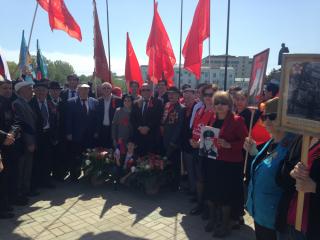 Торжественный митинг посвященный Дню Победы.