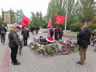 Коммунисты Запорожской области достойно отметили День Победы
