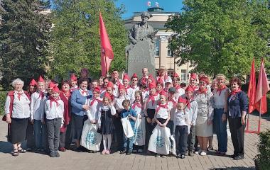 В Великом Новгороде состоялась торжественная пионерская линейка