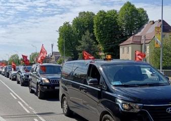 В Калининграде состоялся автопробег в честь Дня Победы