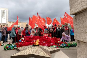 Иркутская область. Коммунисты Братска отметили День Победы торжественно