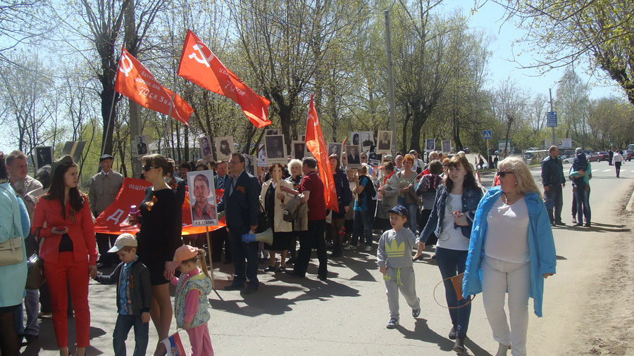 Бессмертный полк в кинешме