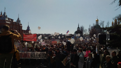 В Подмосковье прошли массовые митинги  против мусорных свалок