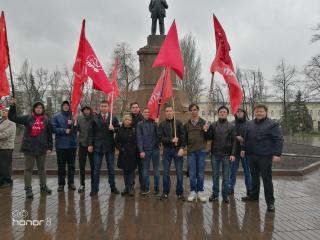 В Самаре состоялось возложение цветов в честь Дня рождения  В.И. Ленина