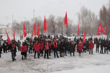 Красная весна. Митинг в Куйбышевском районе Самары 